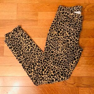 Leopard Print skinny pants by a.n.a. - Size 6 NWOT